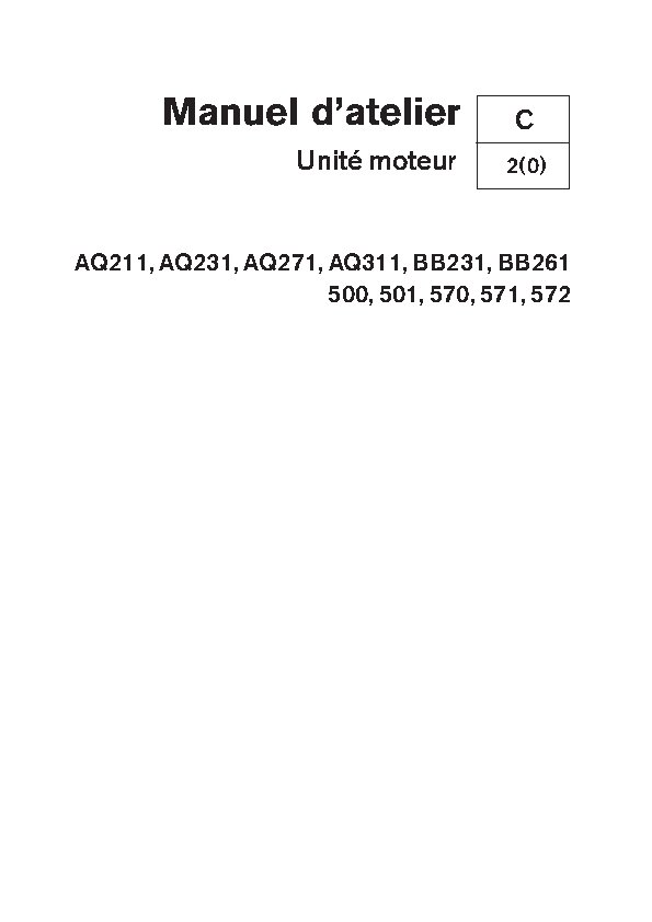 7732806 M.ATELIER AQ211-231-261-271-311-500-501-570-571-572
